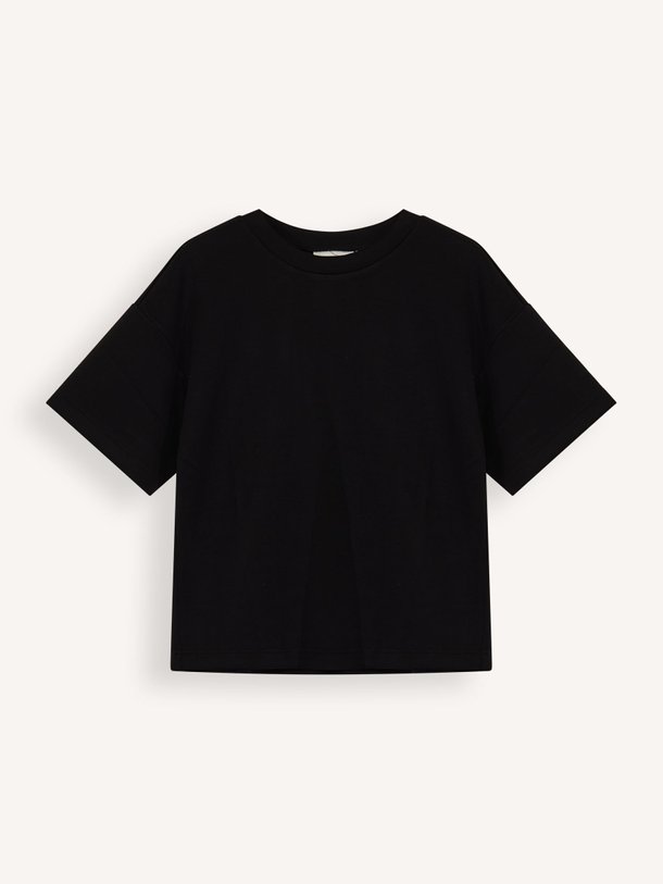Ontdek de Helle modalmix T-shirt van My Essential Wardrobe in de kleur zwart bij Orangebag. Op werkdagen voor 21:45 besteld, morgen in huis.