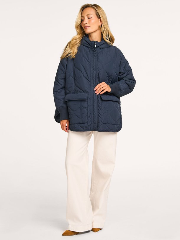 Ontdek de Elores geweven gewatteerde jas van La Fee Maraboutee in de kleur donkerblauw bij Orangebag. Op werkdagen voor 21:45 besteld, morgen in huis.