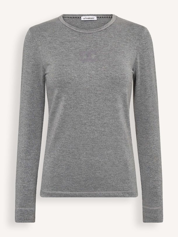 Ontdek de Manny viscosemix lurex longsleeve van Co'Couture in de kleur zilverkleur bij Orangebag. Op werkdagen voor 21:45 besteld, morgen in huis.