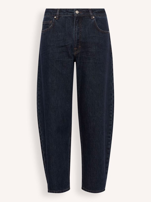 Ontdek de Baloo high waist barrel fit stretch jeans van My Essential Wardrobe in de kleur donkerblauw bij Orangebag. Op werkdagen voor 21:45 besteld, morgen in huis.