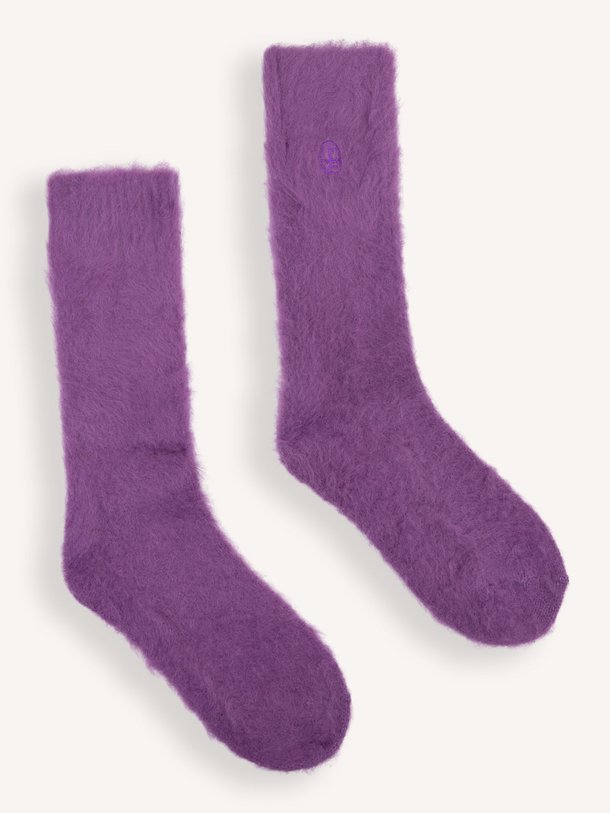 Ontdek de Wolmix fluffy sokken van Love Stories in de kleur paars bij Orangebag. Op werkdagen voor 21:45 besteld, morgen in huis.