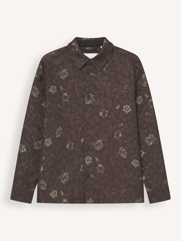 Ontdek de Kaleb katoenmix jacquard overhemd van Les Deux in de kleur donkerbruin bij Orangebag. Op werkdagen voor 21:45 besteld, morgen in huis.