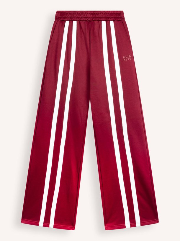 Ontdek de Katoenmix joggingbroek van Alix The Label in de kleur bordeauxrood bij Orangebag. Op werkdagen voor 21:45 besteld, morgen in huis.