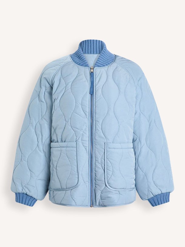 Ontdek de Serina geweven reversible jack van Varley in de kleur lichtblauw bij Orangebag. Op werkdagen voor 21:45 besteld, morgen in huis.