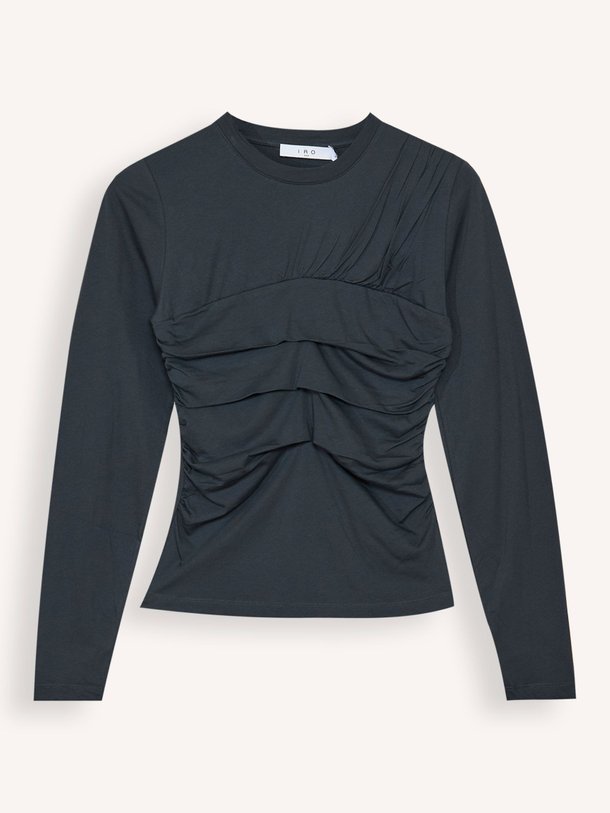 Ontdek de Carole katoenen top van Iro in de kleur antraciet bij Orangebag. Op werkdagen voor 21:45 besteld, morgen in huis.