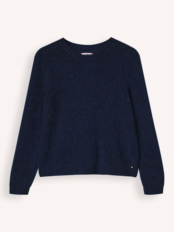 Ontdek de Chouky mohairmix trui van Des Petits Hauts in de kleur donkerblauw bij Orangebag. Op werkdagen voor 21:45 besteld, morgen in huis.