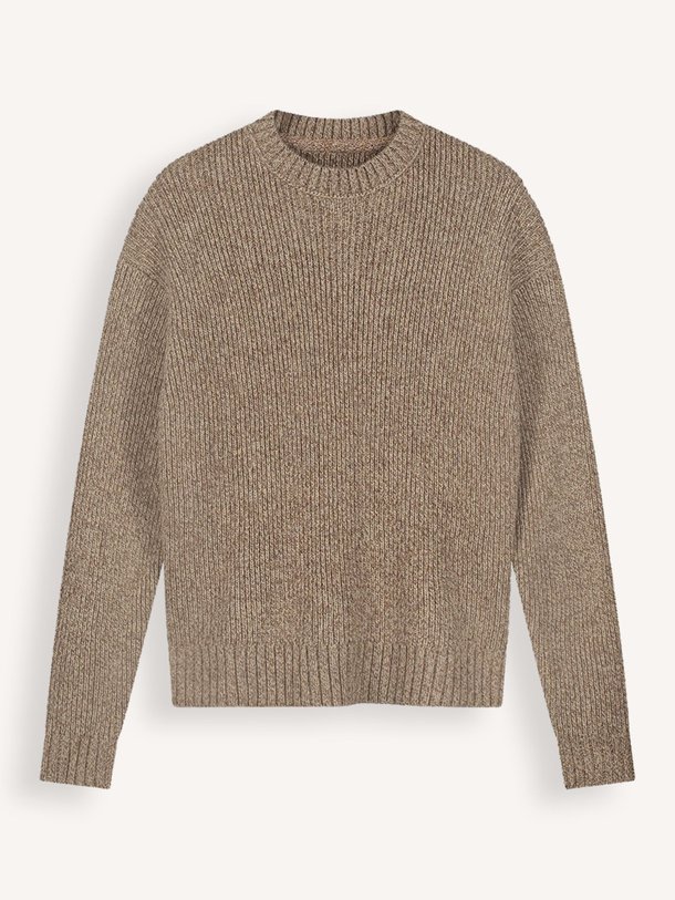Ontdek de Wolmix oversized gemêleerde trui van OLAF in de kleur lichtbruin bij Orangebag. Op werkdagen voor 21:45 besteld, morgen in huis.