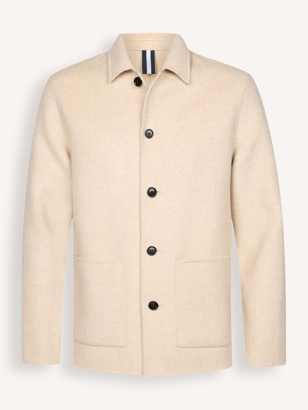 Ontdek de Wolmix overshirt van Profuomo in de kleur zand bij Orangebag. Op werkdagen voor 21:45 besteld, morgen in huis.