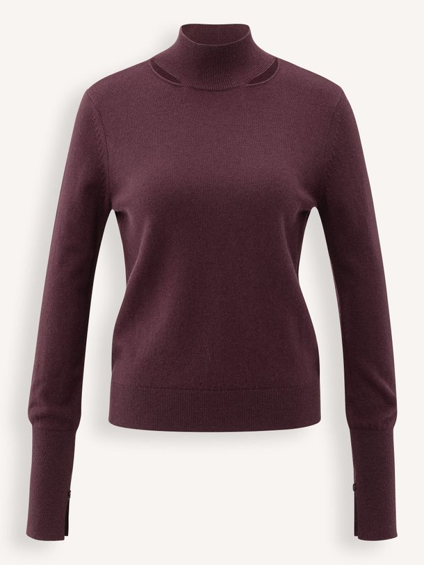 Ontdek de Wolmix trui van Yaya in de kleur aubergine bij Orangebag. Op werkdagen voor 21:45 besteld, morgen in huis.