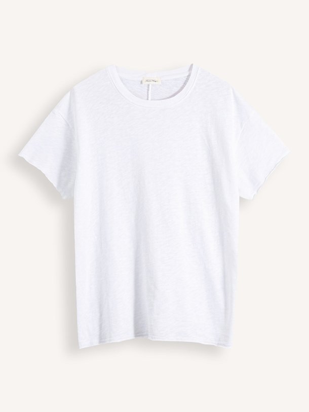 Ontdek de Sonoma katoenen slub T-shirt van American Vintage in de kleur wit bij Orangebag. Op werkdagen voor 21:45 besteld, morgen in huis.
