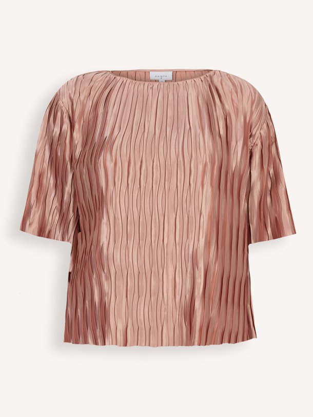 Ontdek de Lelia geweven plissé top van Dante 6 in de kleur oud roze bij Orangebag. Op werkdagen voor 21:45 besteld, morgen in huis.