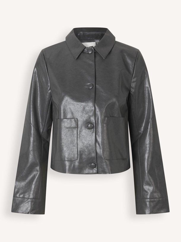 Ontdek de Ridge leatherlook jack van Modstrom in de kleur Antraciet bij Orangebag. Op werkdagen voor 21:45 besteld, morgen in huis.