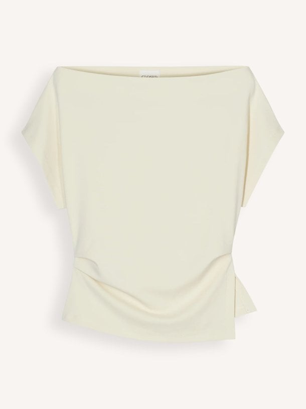 Ontdek de Katoenmix off shoulder top van Closed in de kleur Crème bij Orangebag. Op werkdagen voor 21:45 besteld, morgen in huis.