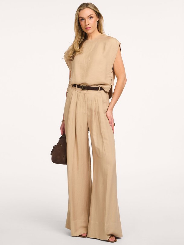 Ontdek de Petal, viscose/linnenmix broek van Devotion bij Orangebag. Op werkdagen voor 21:45 besteld, morgen in huis.