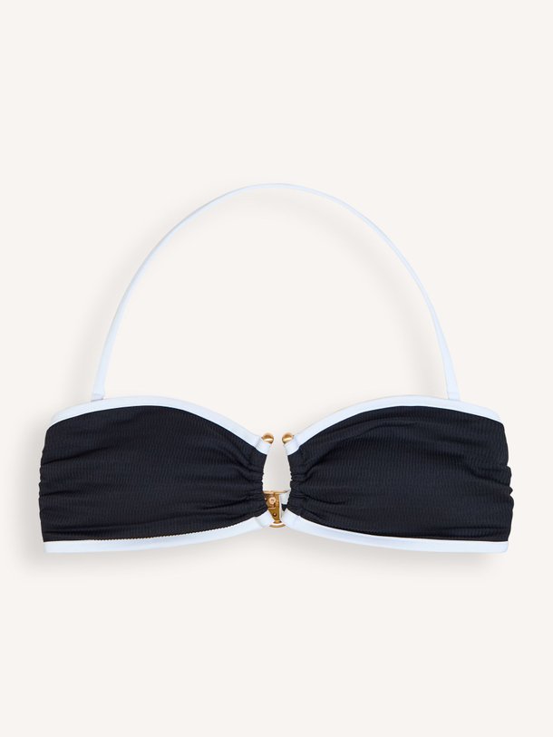 Ontdek de Beach Bound ring front bandeau van Seafolly in de kleur Zwart bij Orangebag. Op werkdagen voor 21:45 besteld, morgen in huis.