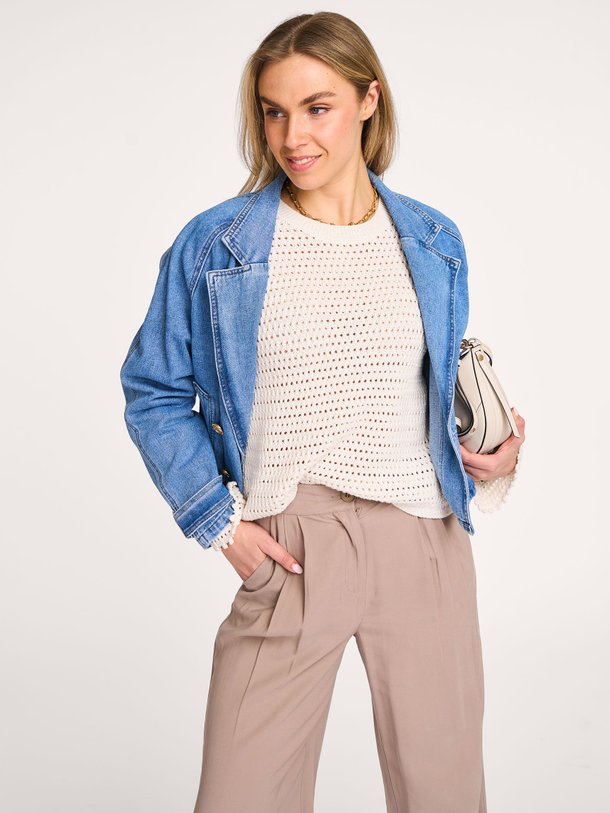 Ontdek de Mie organic cotton gehaakte top van Modstrom in de kleur off-white bij Orangebag. Op werkdagen voor 21:45 besteld, morgen in huis.