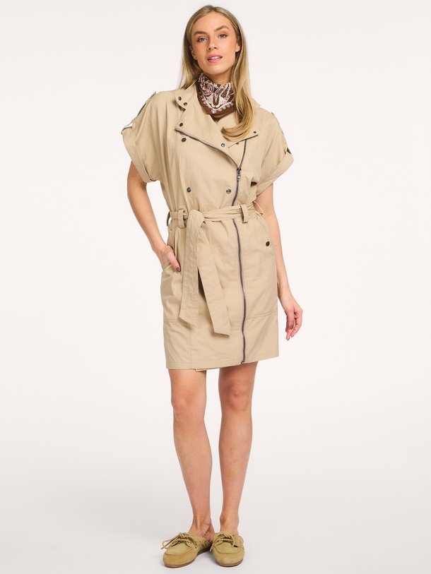 Ontdek de Kesha katoenmix jurk van Co'Couture in de kleur Beige bij Orangebag. Op werkdagen voor 21:45 besteld, morgen in huis.