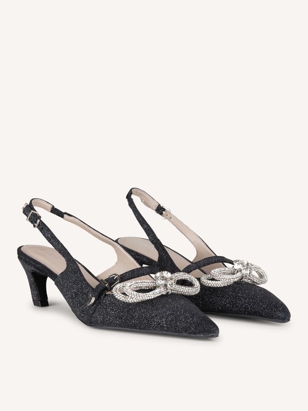 Ontdek de Shay suède glitter pumps van Dante 6 in de kleur zwart bij Orangebag. Op werkdagen voor 21:45 besteld, morgen in huis.