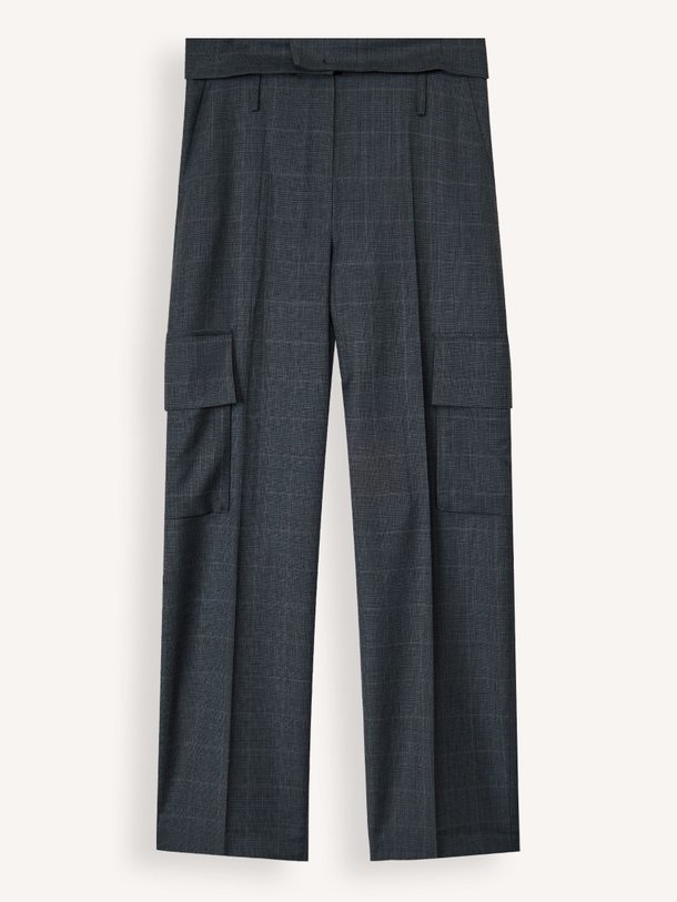 Ontdek de Cruze wolmix geruite broek van Iro in de kleur Donkergrijs bij Orangebag. Op werkdagen voor 21:45 besteld, morgen in huis.