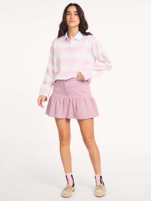 Ontdek de Sikita organic cotton rok van Baum und Pferdgarten in de kleur Lila bij Orangebag. Op werkdagen voor 21:45 besteld, morgen in huis.