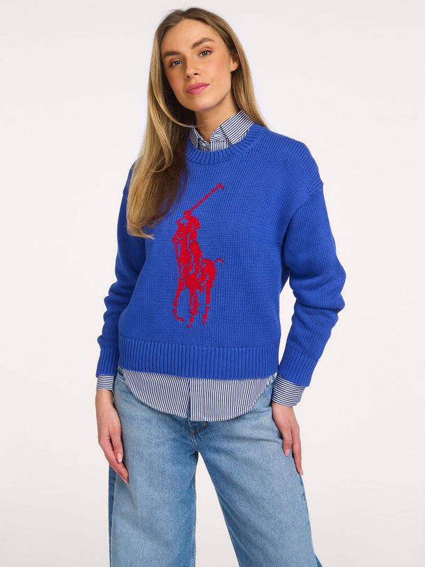 Ontdek de Katoenen trui van Ralph Lauren in de kleur Blauw bij Orangebag. Op werkdagen voor 21:45 besteld, morgen in huis.