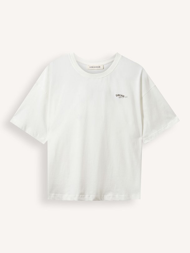 Ontdek de Vera katoenen T-shirt van Sofie Schnoor in de kleur Wit bij Orangebag. Op werkdagen voor 21:45 besteld, morgen in huis.