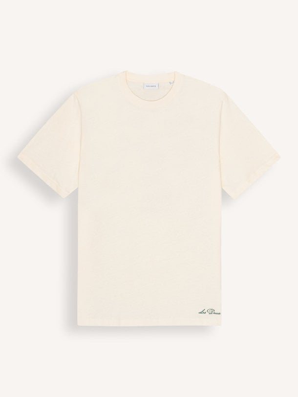 Ontdek de Ben organic cotton T-shirt met print van Les Deux in de kleur Crème bij Orangebag. Op werkdagen voor 21:45 besteld, morgen in huis.