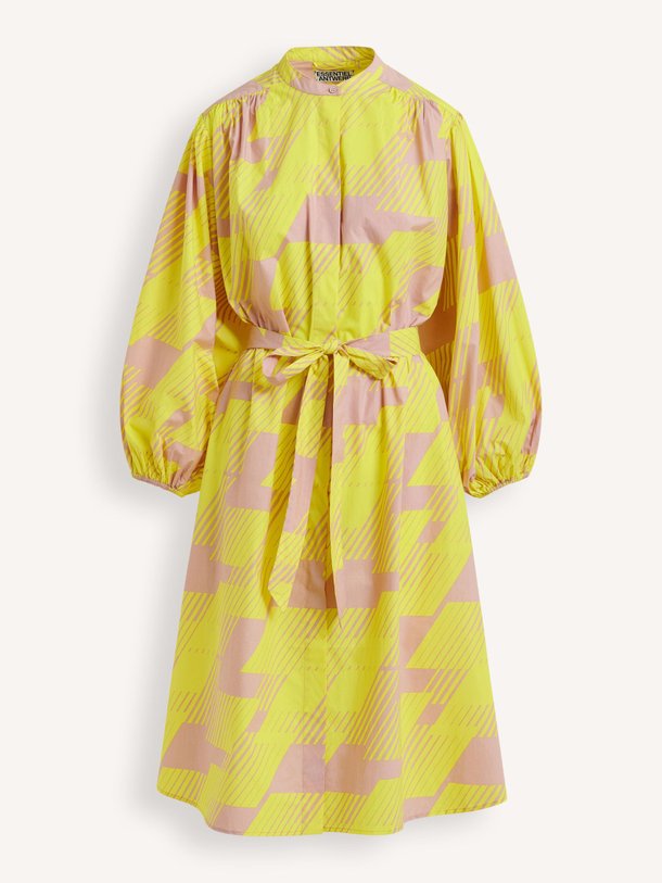 Ontdek de Jex katoenen oversized jurk van Essentiel Antwerp in de kleur Geel bij Orangebag. Op werkdagen voor 21:45 besteld, morgen in huis.