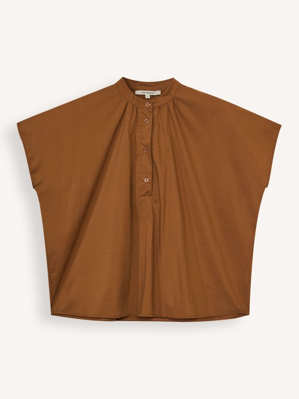 Ontdek de Fafoul katoenmix top van La Fee Maraboutee in de kleur Bruin bij Orangebag. Op werkdagen voor 21:45 besteld, morgen in huis.