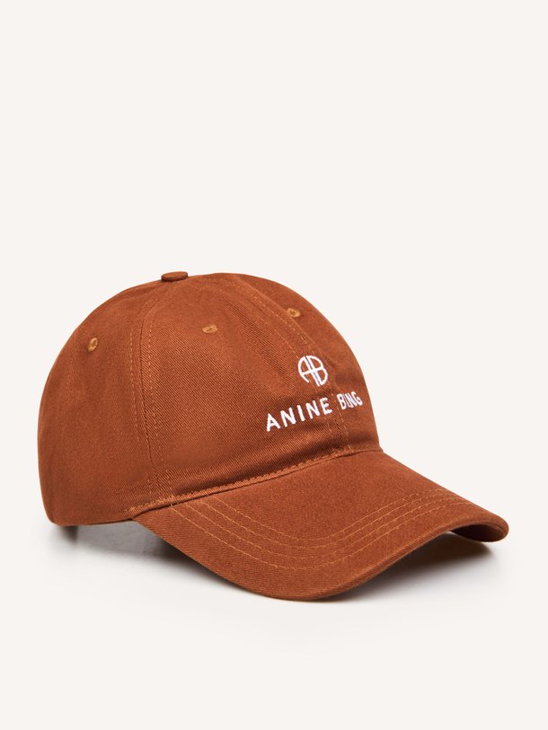 Ontdek de Jeremy katoenen logo pet van Anine Bing in de kleur Bruin bij Orangebag. Op werkdagen voor 21:45 besteld, morgen in huis.