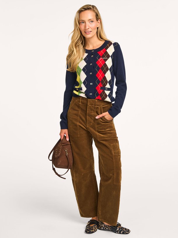 Ontdek de Wol/cashmeremix geruit vest van Ganni in de kleur Donkerblauw bij Orangebag. Op werkdagen voor 21:45 besteld, morgen in huis.