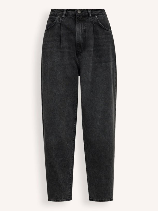 Ontdek de Vika Pleat high waist straight fit jeans van Co'Couture in de kleur zwart bij Orangebag. Op werkdagen voor 21:45 besteld, morgen in huis.
