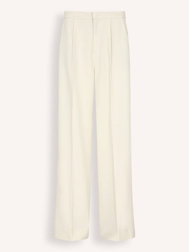 Ontdek de Tailor viscosemix wide leg pantalon van Copenhagen Muse in de kleur ecru bij Orangebag. Op werkdagen voor 21:45 besteld, morgen in huis.