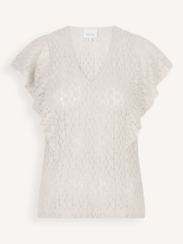Ontdek de Viev katoenmix kanten top van Dante 6 in de kleur Beige bij Orangebag. Op werkdagen voor 21:45 besteld, morgen in huis.