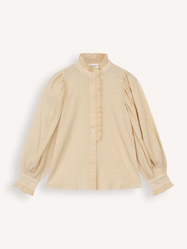 Ontdek de Yva katoenen blouse met structuur van Antik Batik in de kleur crème bij Orangebag. Op werkdagen voor 21:45 besteld, morgen in huis.