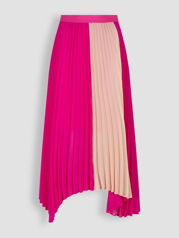 Ontdek de Faraway geweven colorblocking plissé rok van Dante 6 in de kleur fuchsia bij Orangebag. Op werkdagen voor 21:45 besteld, morgen in huis.