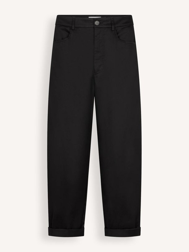 Ontdek de Pol katoenmix barrel fit broek van Ruby Tuesday in de kleur Zwart bij Orangebag. Op werkdagen voor 21:45 besteld, morgen in huis.