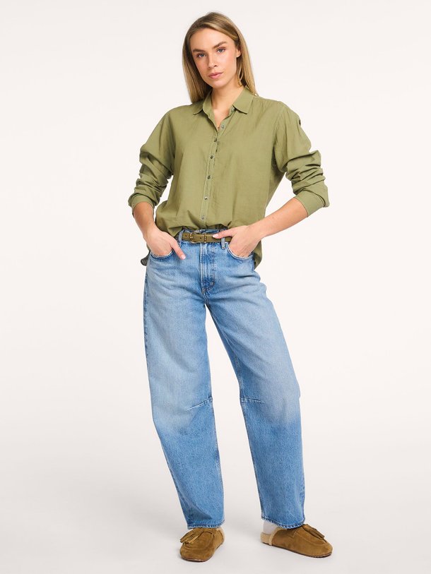 Ontdek de Beau katoenen blouse van Xirena in de kleur Groen bij Orangebag. Op werkdagen voor 21:45 besteld, morgen in huis.