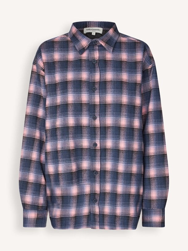 Ontdek de Signe viscosemix geruite blouse van Lollys Laundry in de kleur Roze bij Orangebag. Op werkdagen voor 21:45 besteld, morgen in huis.