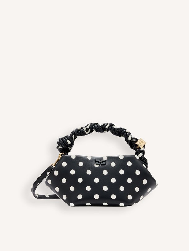 Ontdek de Bou mini crossbody bag van Ganni in de kleur Zwart bij Orangebag. Op werkdagen voor 21:45 besteld, morgen in huis.