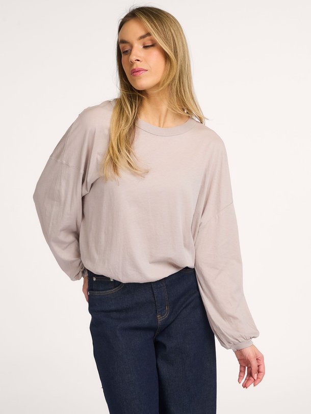 Ontdek de Laloom katoenen slub top van American Vintage in de kleur Lichtbruin bij Orangebag. Op werkdagen voor 21:45 besteld, morgen in huis.