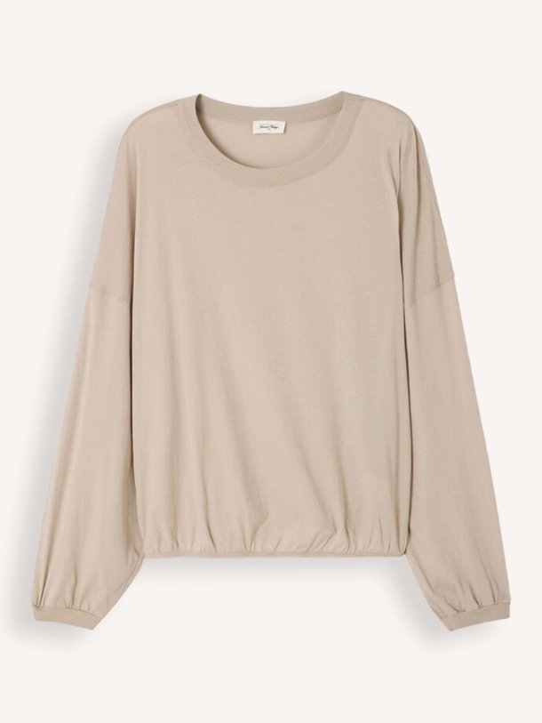 Ontdek de Laloom katoenen slub top van American Vintage in de kleur Lichtbruin bij Orangebag. Op werkdagen voor 21:45 besteld, morgen in huis.
