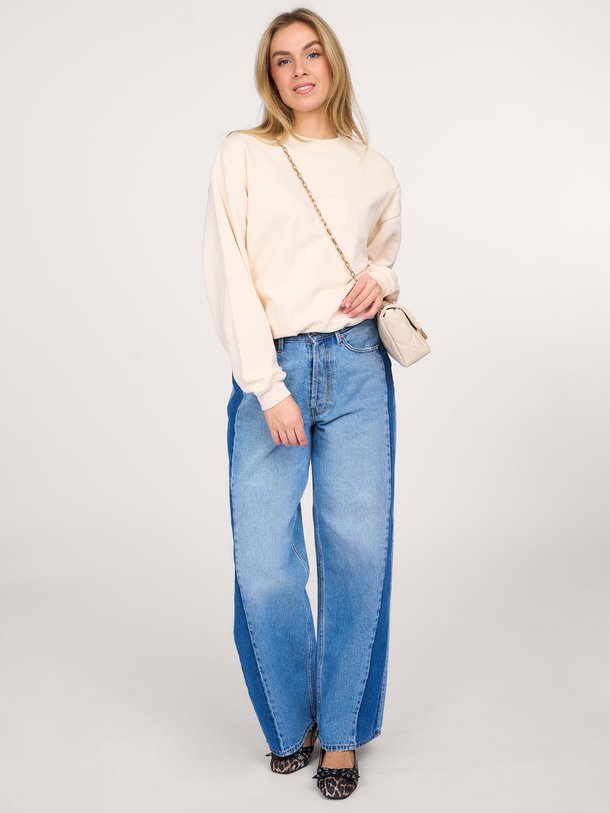 Ontdek de Abadell katoenmix sweater van Second Female in de kleur crème bij Orangebag. Op werkdagen voor 21:45 besteld, morgen in huis.