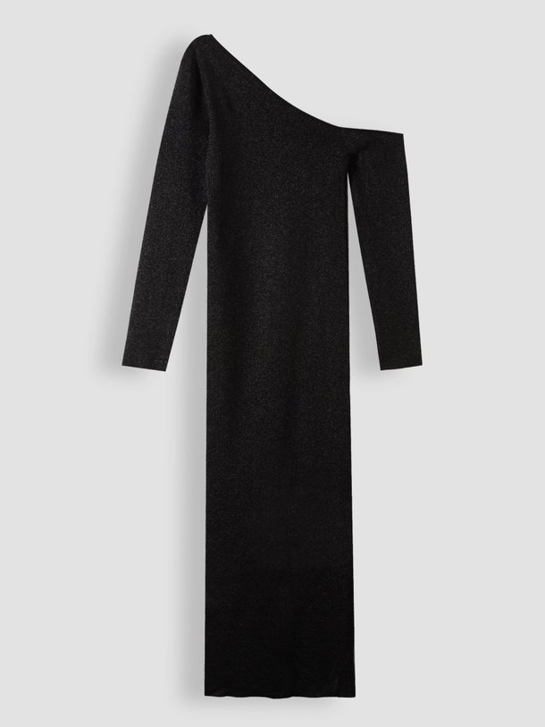 Ontdek de Tender viscosemix rib jurk met lurex van Chptr-s in de kleur zwart bij Orangebag. Op werkdagen voor 21:45 besteld, morgen in huis.