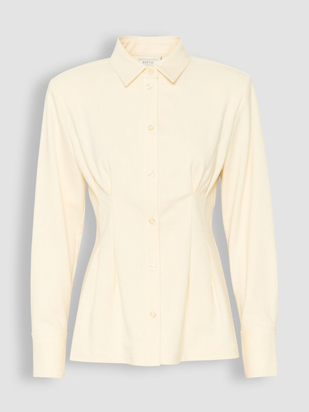 Ontdek de Waisa viscosemix blouse van Gestuz in de kleur ecru bij Orangebag. Op werkdagen voor 21:45 besteld, morgen in huis.