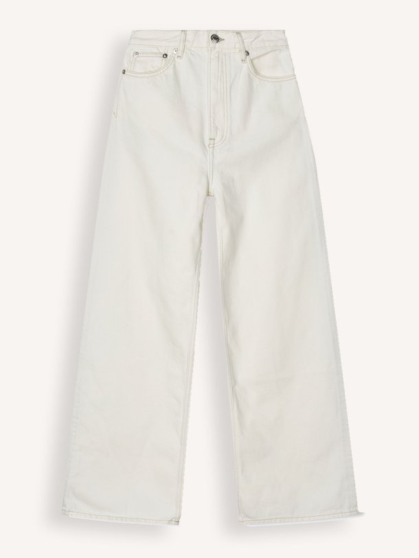 Ontdek de Rebecca high waist wide leg jeans van Samsoe Samsoe in de kleur Off-white bij Orangebag. Op werkdagen voor 21:45 besteld, morgen in huis.