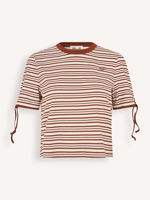 Ontdek de Janet organic cotton T-shirt van Baum und Pferdgarten in de kleur Caramel bij Orangebag. Op werkdagen voor 21:45 besteld, morgen in huis.