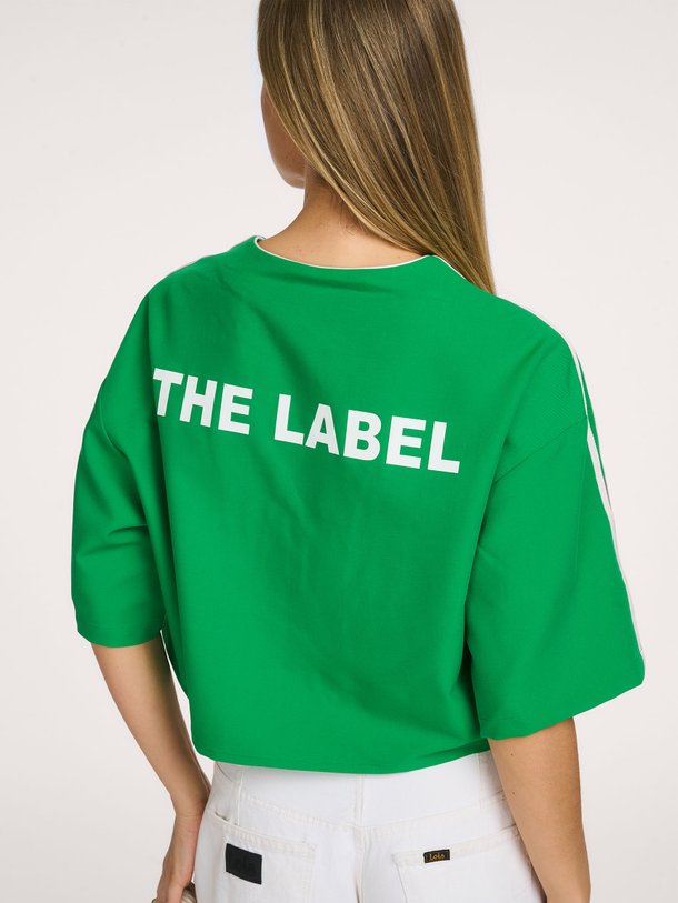 Ontdek de ladies woven cropped baseball shirt van Alix The Label bij Orangebag. Op werkdagen voor 21:45 besteld, morgen in huis.