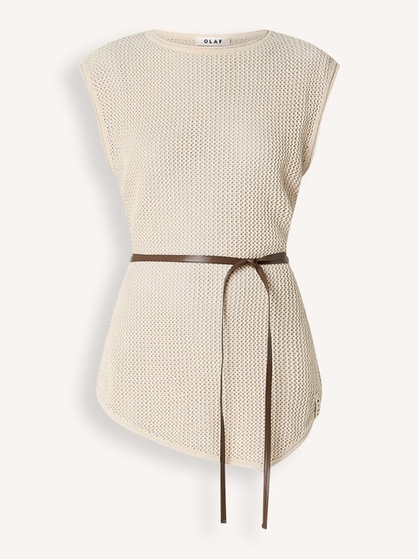 Ontdek de LINEN OPEN KNIT TOP van OLAF bij Orangebag. Op werkdagen voor 21:45 besteld, morgen in huis.