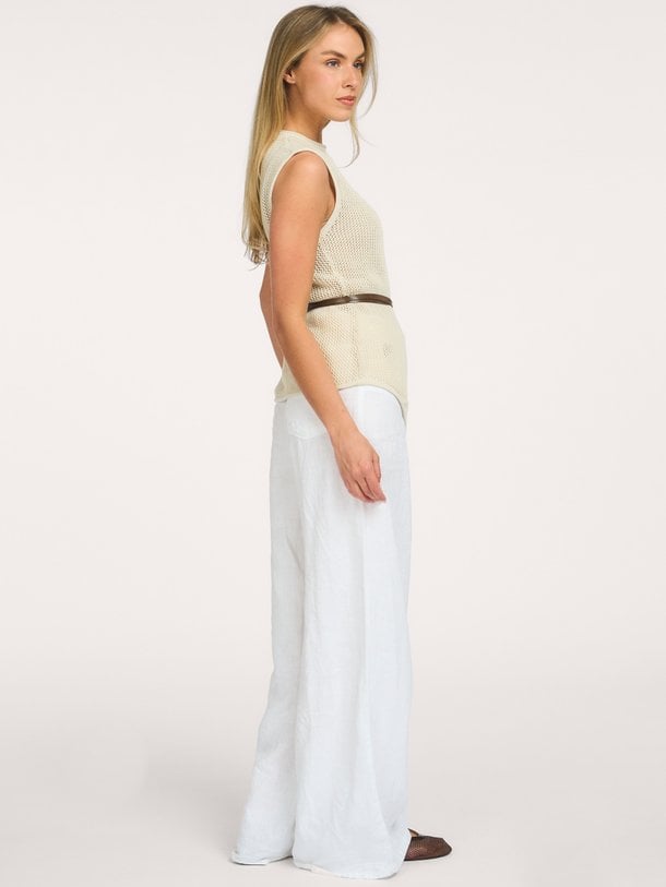 Ontdek de LINEN OPEN KNIT TOP van OLAF bij Orangebag. Op werkdagen voor 21:45 besteld, morgen in huis.